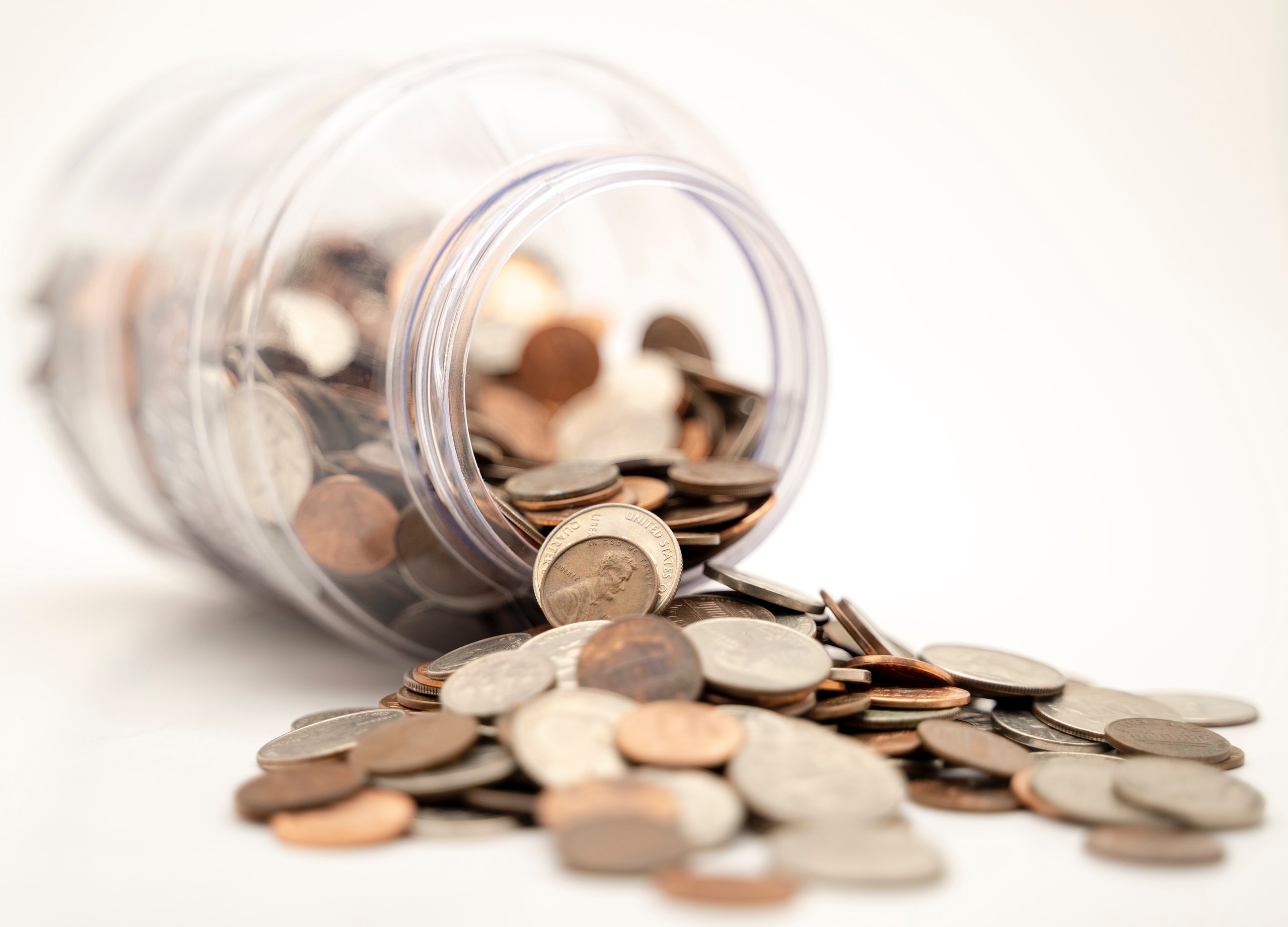 Coins in a Jar - How much will your new website cost