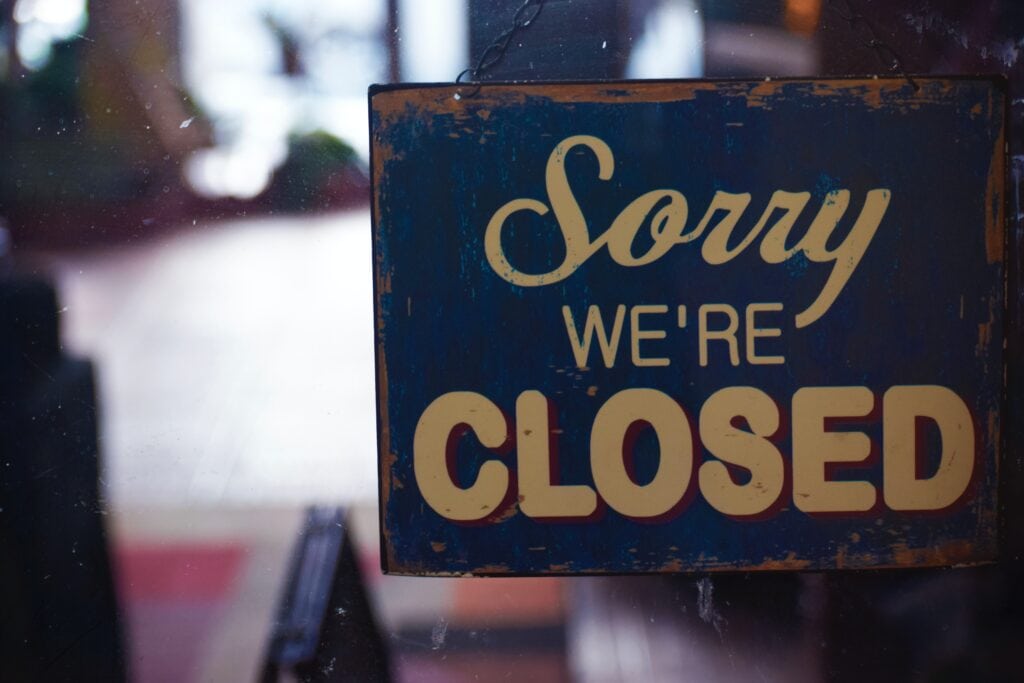 Avoid closing your business